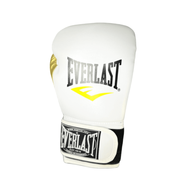 gant-boxe-everlast-or-blanc