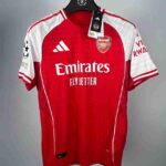 Maillot Arsenal Domicile 2025/26 - Adidas-maroc-khouribga-bodyshark