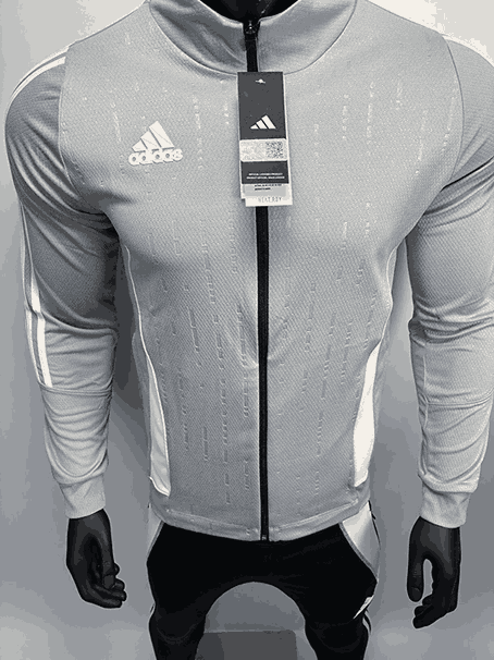survetement-haut-football-tiro-24-gris-adidas-maroc-khouribga-bodyshark