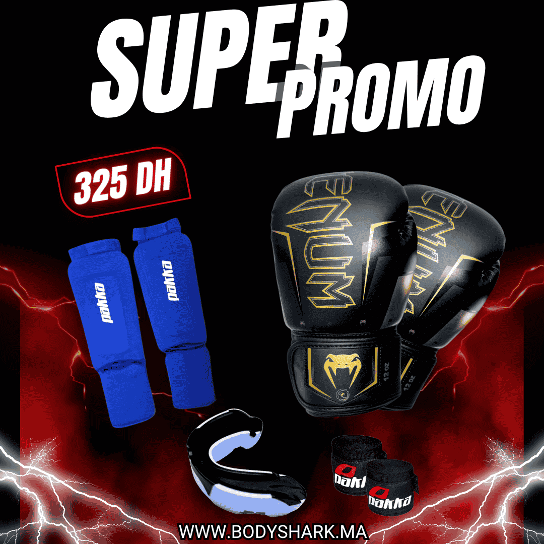 gants-de-boxe-noir-gold-venum-protege-tibias-bs-0372-pakka-protege-dents-professionnel-venum-bandes-de-poignet-3-5m-pakka gants-de-boxe-noir-gold-venum-protege-tibias-bs-0372-pakka-protege-dents-professionnel-venum-bandes-de-poignet-3-5m-pakka