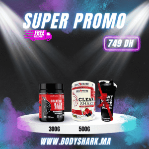 creatine_pro_zero_300g_clear_shake_500g_maroc_khouribga_bodyshark