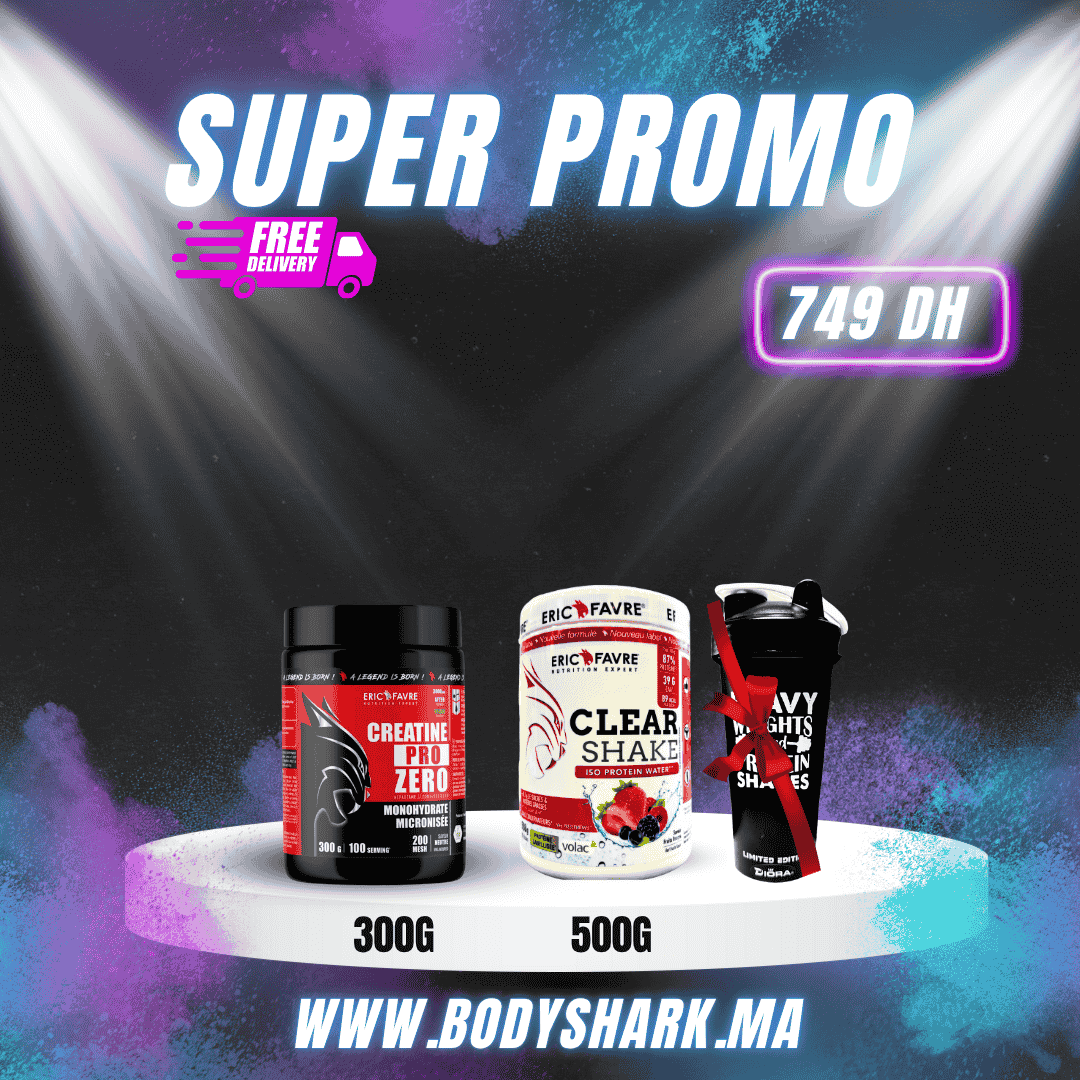 creatine_pro_zero_300g_clear_shake_500g_maroc_khouribga_bodyshark