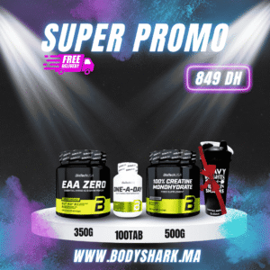 eaa_zero_350g_one_a_day_100_tab_creatine_monohydrate_micronized_500g_maroc_khouribga_bodyshark