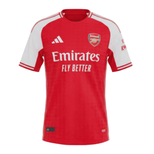 Maillot Arsenal Domicile 2025/26 - Adidas-maroc-khouribga-bodyshark